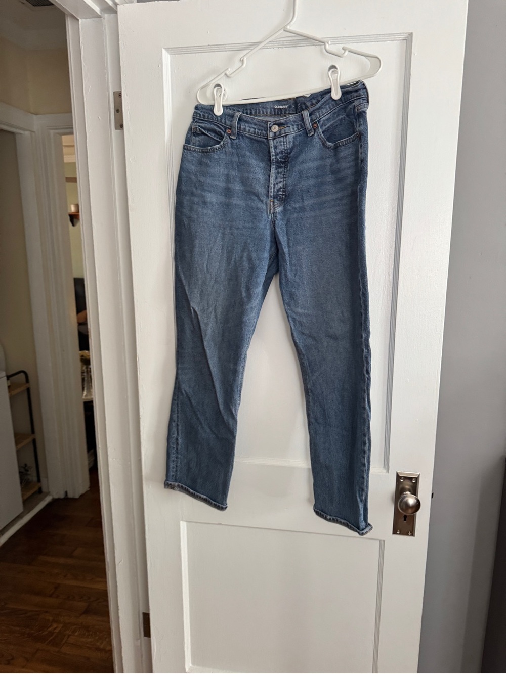 Old Navy Size 10 Classic Blue Women's Straight-Leg Jeans